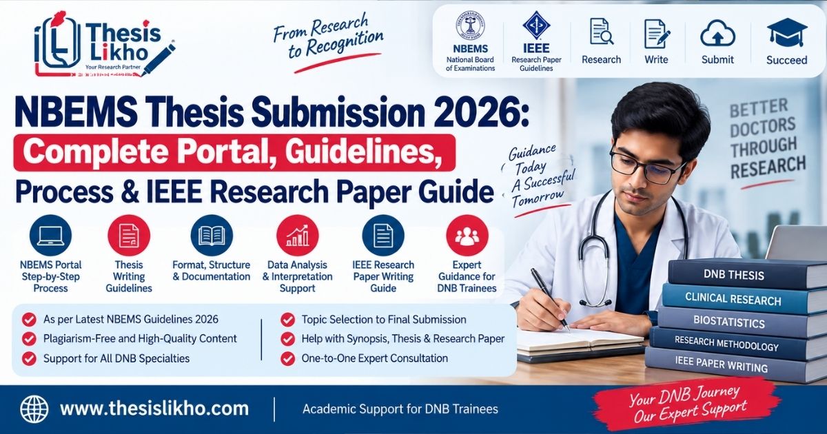 NBEMS Thesis Submission 2026: Complete Portal, Guidelines, Process & IEEE Research Paper Guide