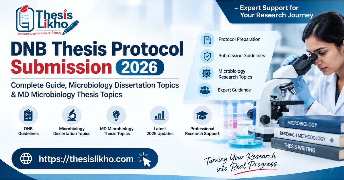 DNB Thesis Protocol Submission 2026: Complete Guide, Microbiology Dissertation Topics & MD Microbiology Thesis Topics