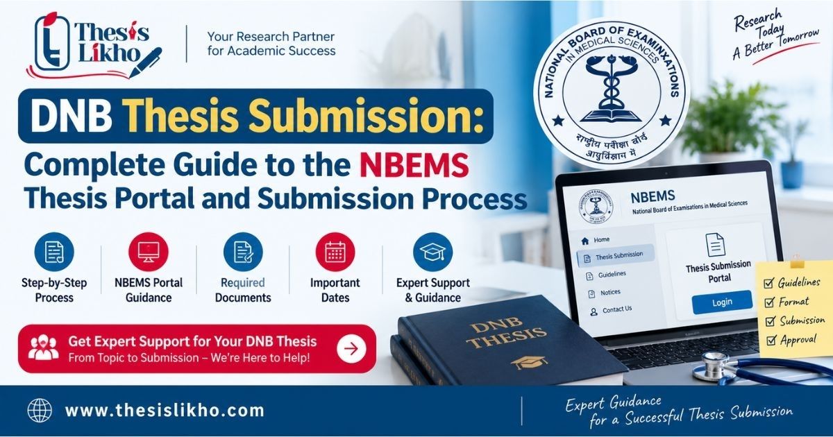 DNB Thesis Submission: Complete Guide to the NBEMS Thesis Portal and Submission Process