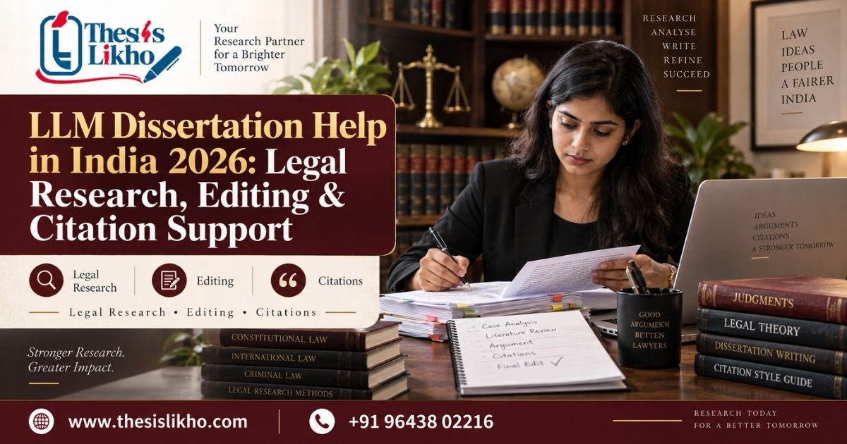 LLM Dissertation Help in India 2026 | Legal Experts