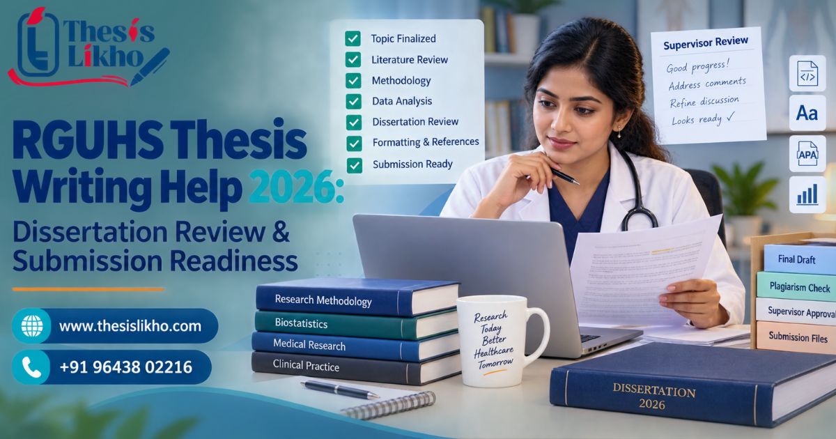 RGUHS Thesis Writing Help 2026 | Submission Support