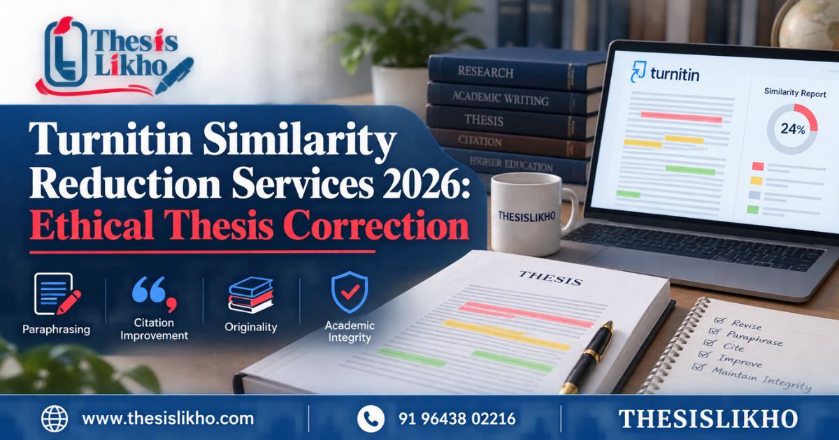 Turnitin Similarity Reduction Services 2026 | Thesis Help