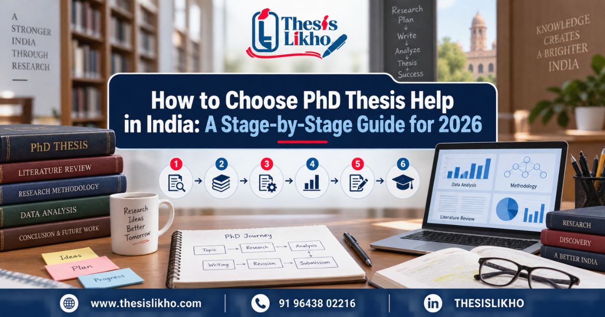 How to Choose PhD Thesis Help in India in 2026