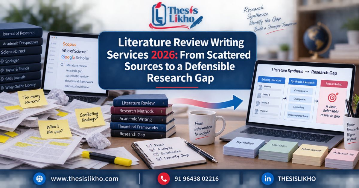 How Literature Review Writing Services Build Research Gaps