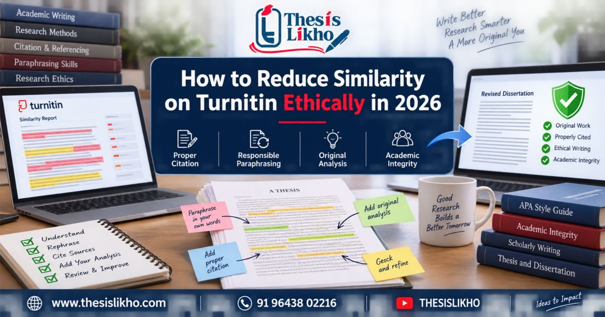 How to Reduce Similarity on Turnitin Ethically 2026