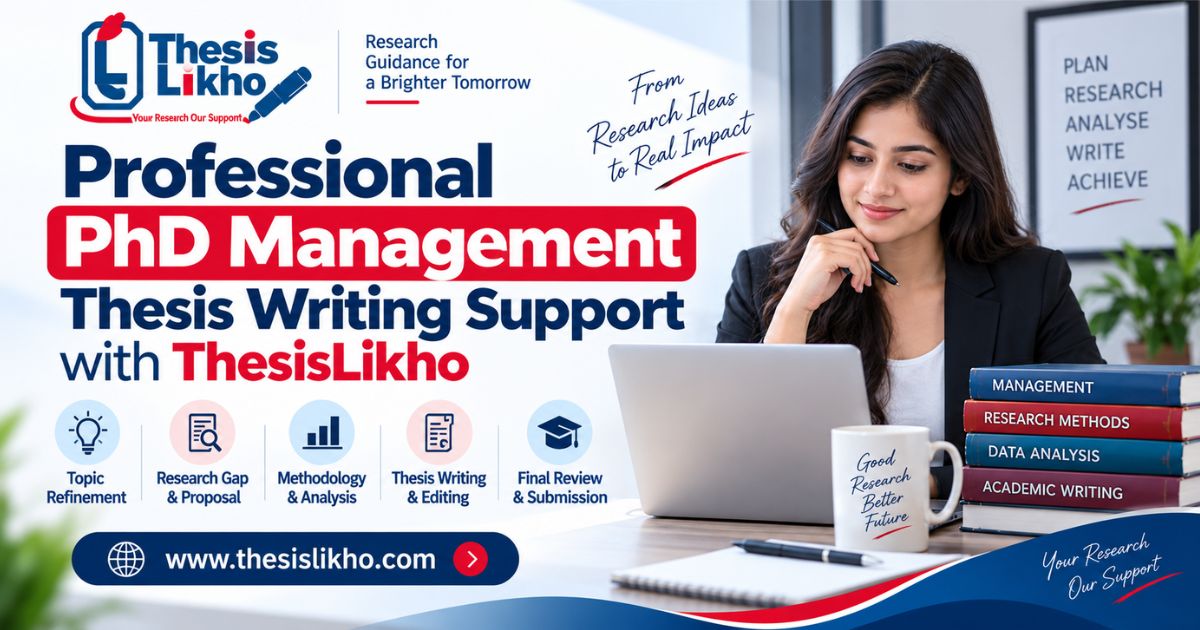 Professional PhD Management Thesis Writing Support with ThesisLikho