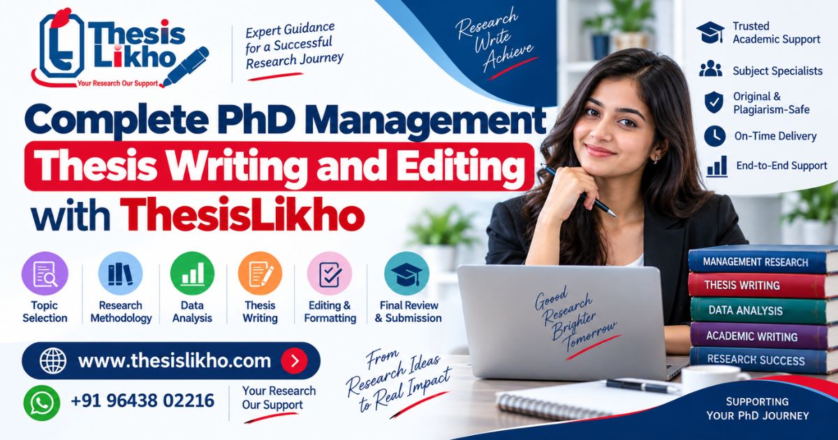 Complete PhD Management Thesis Writing and Editing with ThesisLikho