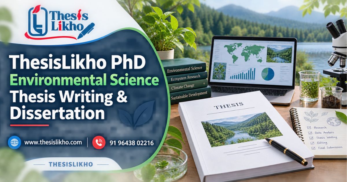 ThesisLikho PhD Environmental Science Thesis Writing & Dissertation