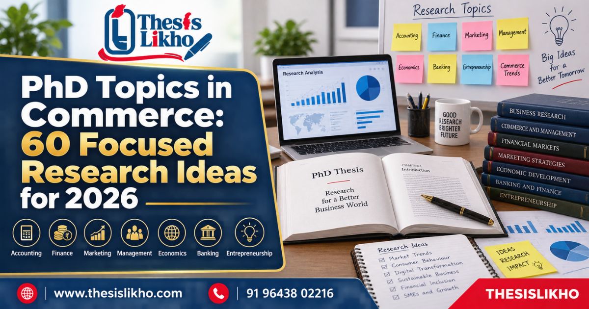 PhD Topics in Commerce: 60 Research Ideas for 2026