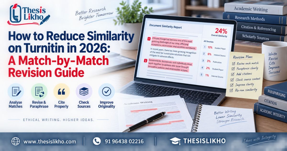 How to Reduce Similarity on Turnitin Ethically (2026)