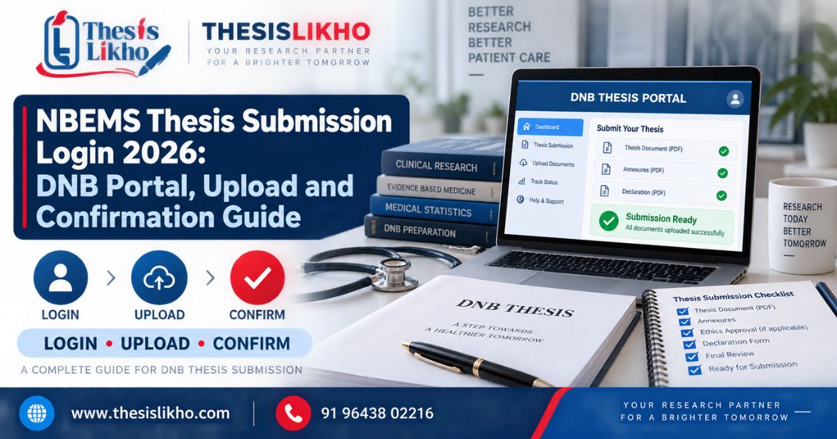 NBEMS Thesis Submission Login: DNB Guide 2026