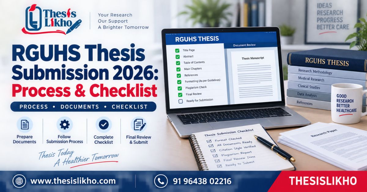 RGUHS Thesis Submission 2026: Process & Checklist