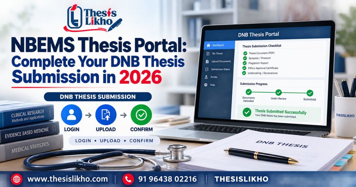 NBEMS Thesis Portal: DNB Submission Steps for 2026