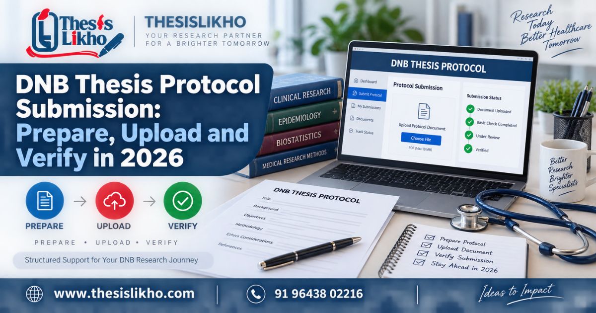 DNB Thesis Protocol Submission: Prepare, Upload and Verify in 2026