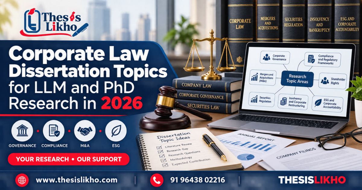 Corporate Law Dissertation Topics for LLM & PhD 2026