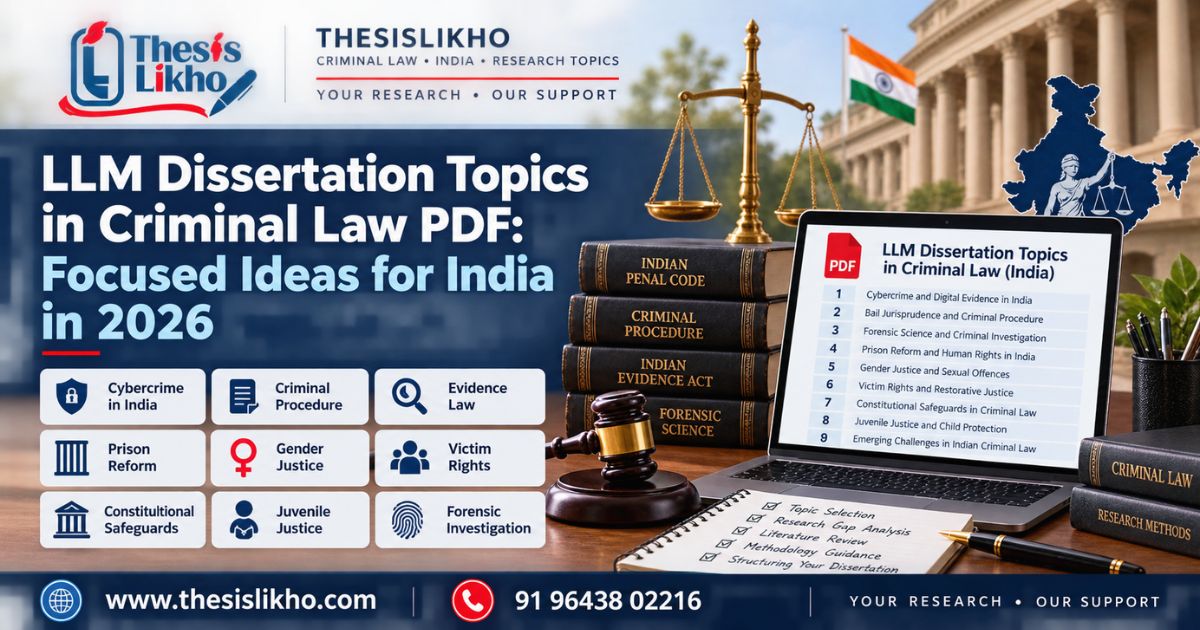 LLM Dissertation Topics in Criminal Law PDF: 2026 Guide