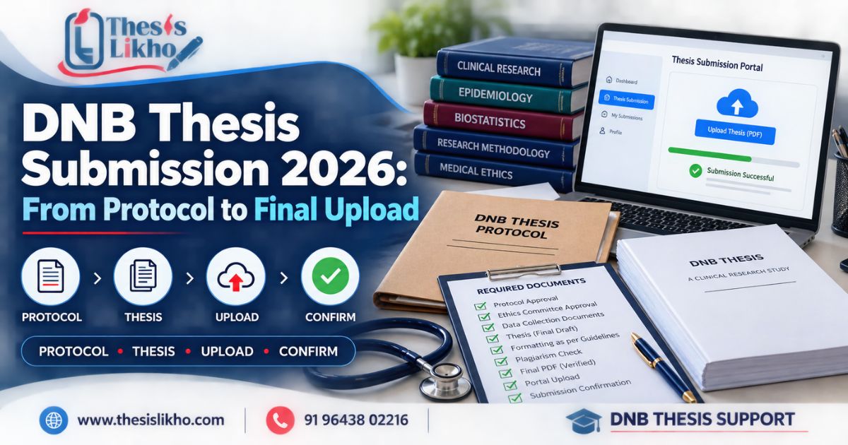 DNB Thesis Submission 2026: Protocol to Final Upload