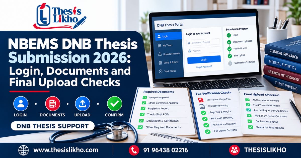 NBEMS DNB Thesis Submission: Login & Checks 2026