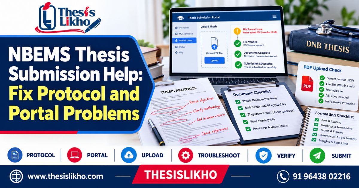 NBEMS Thesis Submission Help: Fix Portal Issues in 2026