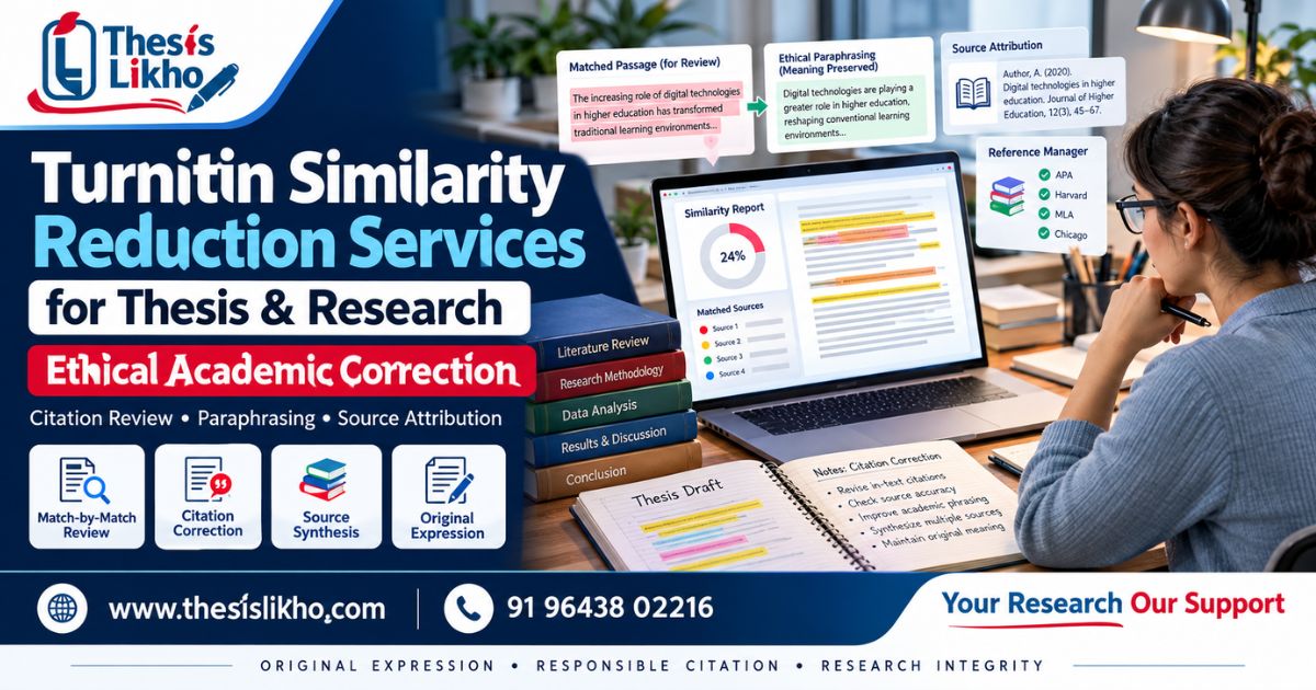 Turnitin Similarity Reduction Services | Thesis Help