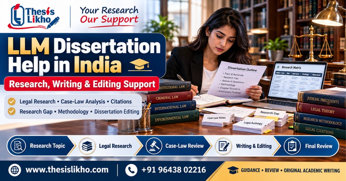 LLM Dissertation Help in India | Thesis & Research Support
