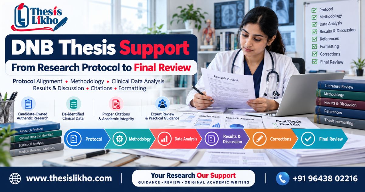 DNB Thesis Support | Protocol, Analysis & Final Review