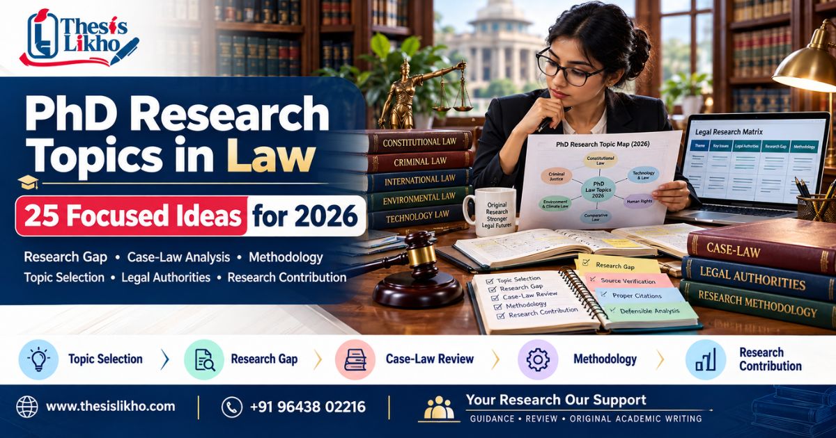 PhD Research Topics in Law: 25 Focused Ideas for 2026