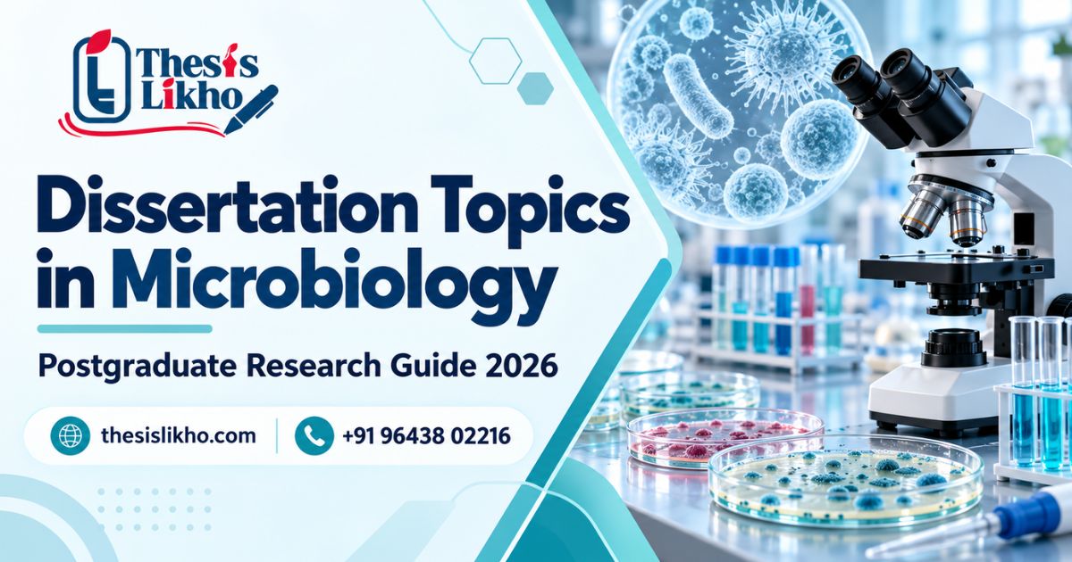 Dissertation Topics in Microbiology: MSc & MD Guide 2026