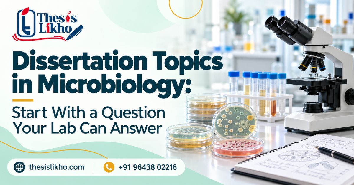 Dissertation Topics in Microbiology: Research Ideas