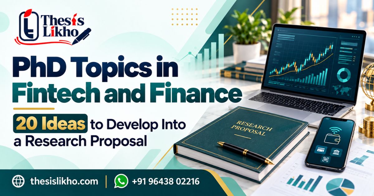 PhD Topics in Fintech, Investment, Markets & Taxation