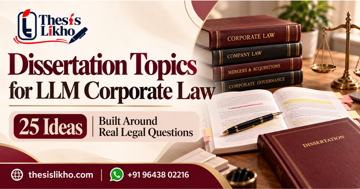 Dissertation Topics for LLM Corporate Law: 25 Ideas