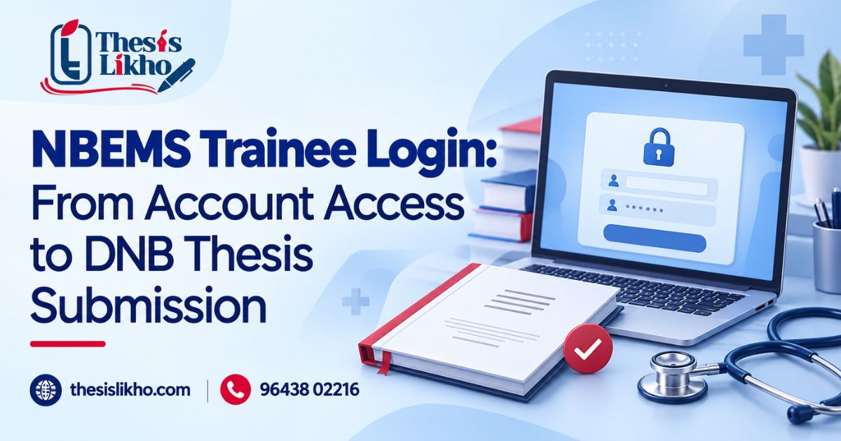 NBEMS Trainee Login: DNB Thesis Submission Guide