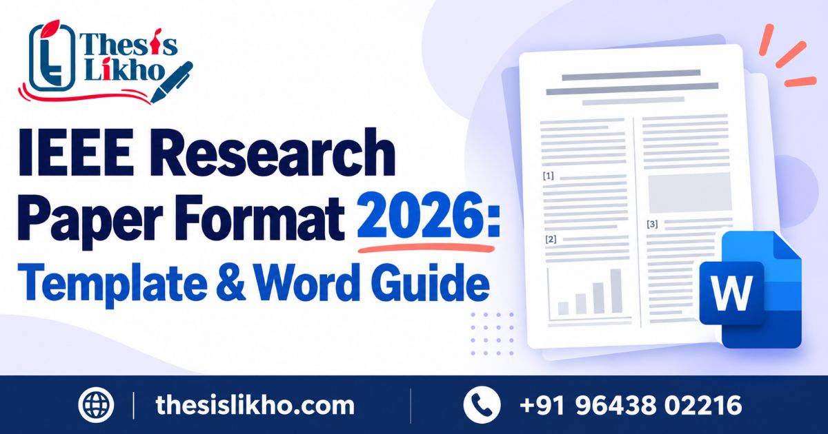 IEEE Research Paper Format 2026: Word Template Guide