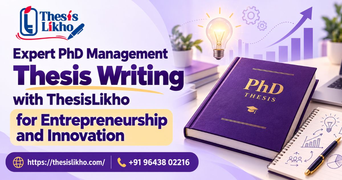 Expert PhD Management Thesis Writing with ThesisLikho for Entrepreneurship and Innovation